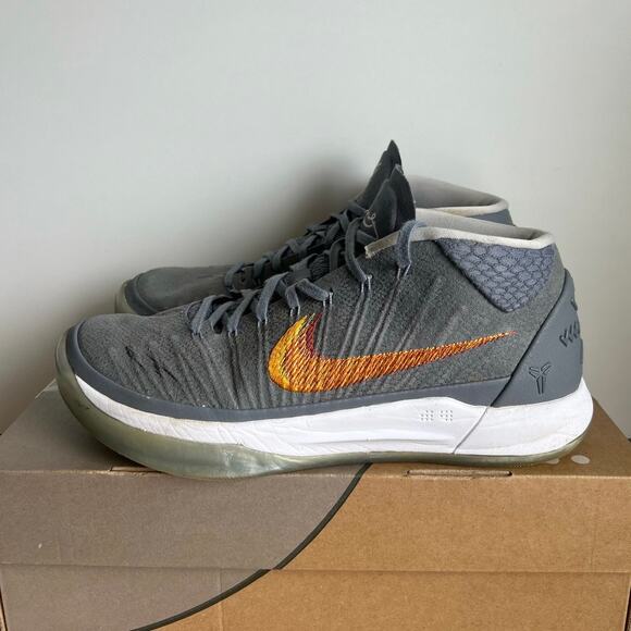 Nike Kobe A.D. Mid Grey Snake Men Sneakers 922482-005- SZ 9 main image 10